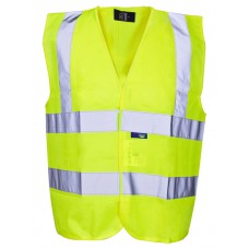 Supertouch Men's High Visibility Short Builders Vest