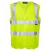 Supertouch Men's High Visibility Velcro Seam Pull Apart Vest
