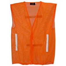 Supertouch Two Reflective Strip Orange Mesh Waistcoat