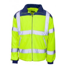 Supertouch Men's Pink High Visibility Two Band And Brace Vest