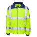 Supertouch Men's Pink High Visibility Two Band And Brace Vest