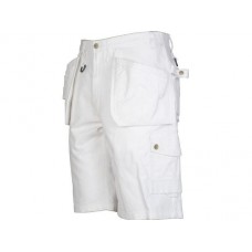 Projob Men's Hanging Nail Pocket 5505 White Painters Work Shorts