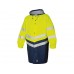 Projob Men's Long Length 6403 High Visibility Rain Jacket