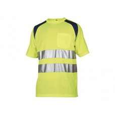 Projob Men's Double Collar Class 2 6002 High Visibility T-shirt