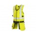 Projob Men's Adustable Buckle 6704 High Visibility Tool Vest