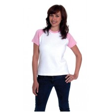 Uneek Clothing Women's Raglan Sleeve Two Colour T-shirt