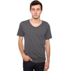 American Apparel Men's Sheer Jersey Loose Fit Crew Summer T-shirt