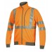 Projob Men's 6103 Full Zip High Visibility Sweatshirt