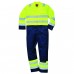 Portwest Bizweld Flame Resistant Hi Vis Anti-static Coverall