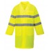 Portwest Vest Port Fabric High Visibility Lightweight Coat