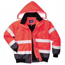 Portwest 3 In 1 High Visibility Contrast Bomber Jacket