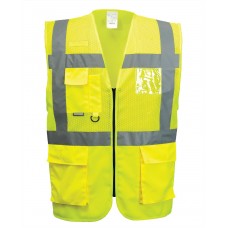 Portwest Vest Port Fabric Madrid Executive Mesh Safety Vest