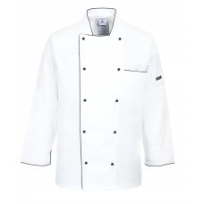 Portwest Executive Anti Crease Finish Chefs Jacket