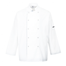 Portwest Suffolk Long Sleeve Chefs Jacket
