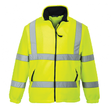 Portwest High Visibility Rail Specification Mesh Lined Fleece Jacket