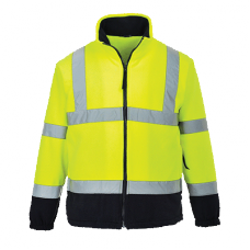 Portwest High Visibility Rail Specification Two Tone Fleece Jacket