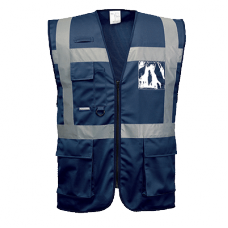 Portwest Iona Dual Id Window Executive Safety Vest