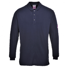 Portwest Modaflame Flame Resistant Anti Static Long Sleeve Polo Shirt