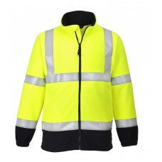 Portwest Modaflame Flame Resistant Anti-static Hi Vis Fleece Jacket