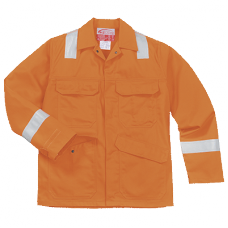 Portwest Bizflame Plus Flame Resistant High Vis Tape Jacket