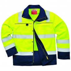 Portwest Bizflame Multi Flame/chemical Resistant Hi Vis Jacket