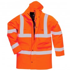 Portwest Gore-tex High Visibilty Orange Parka Jacket