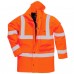 Portwest Gore-tex High Visibilty Orange Parka Jacket