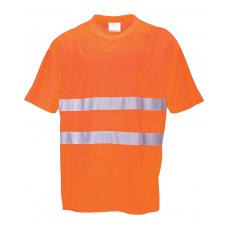 Portwest Cotton Comfort Breathable High Visibility T-shirt