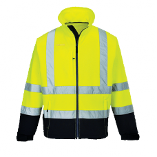 Portwest Water And Windproof High Vis Contrast Softshell Jacket