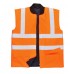 Portwest 300d Abrasion Resistant Hi Vis Reversible Bodywarmer