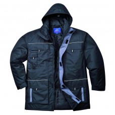 Portwest Texo Cotton Rich Contrast Rain Jacket