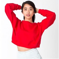 American Apparel Women's Durable California Fleece Cropped Sweatshirt