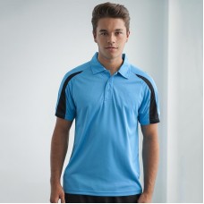 Awdis Just Cool Men's Contrast Colour Sports Polo Shirt