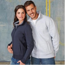 Kariban Men's Contrast Inner Collar Full Zip Fleece Jacket