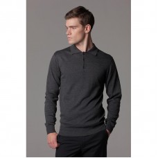 Kustom Kit Men's Long Sleeve Arundel Polo Shirt