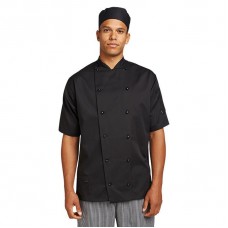 Le Chef Men's Short Sleeve Executive Chefs Jacket