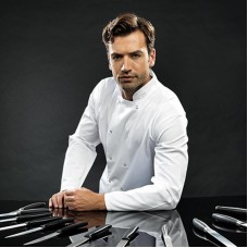 Premier Adult's Mandarin Collar Long Sleeve Chef's Jacket
