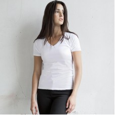 Skinni Fit Women's Feel Good V-neck Stretch T-shirt