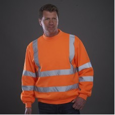 Yoko Men's High Vis Work Sweatshirt - Hvj510