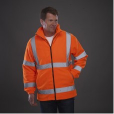 Yoko Men's High Vis Heavyweight Fleece Work Jacket - Hvk08