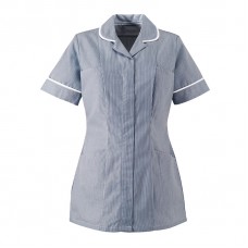 Alexandra Women's Concealed Zip Front Striped Tunic - St298