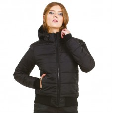 B&c Collection Women's Quilted Superhood Bomber Jacket