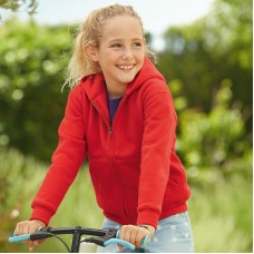 Fruit Of The Loom Kid's Premium Full Zip Hooded Sweatshirt Jacket