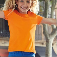 Fruit Of The Loom Girl's Softspun Fabric T-shirt