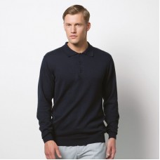 Kustom Kit Men's Long Sleeve Arundel Polo Shirt