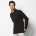 Kustom Kit Men's Side Vent Pique Long Sleeve Polo Shirt
