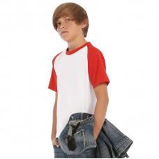 B&c Collection Children's Crew Neck Baseball T-shirt B&c Collection Children's Crew Neck Baseball T-shirt