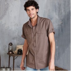Kariban Men's Tropical Short Sleeved Shirt