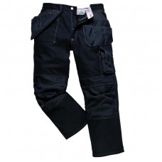 Portwest Boulder Contrast Stitch Knee Pad Pocket Work Trousers