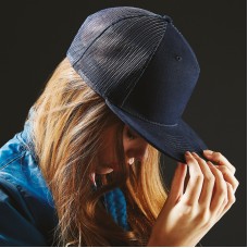 Beechfield Adult's Signature 5 Panel Mesh Snapback Cap